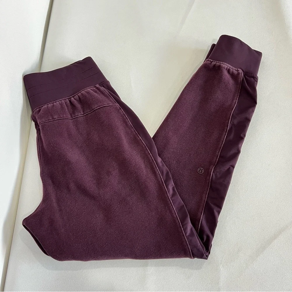 lululemon athletica Plum/Burgundy Track Joggers